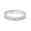 Jewelove™ Rings Ready to Ship - Ring Sizes 11, 20 - Textured Platinum Couple Rings JL PT 1111