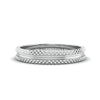 Jewelove™ Rings Women's Band only Ready to Ship - Ring Sizes 11, 20 - Textured Platinum Couple Rings JL PT 1111