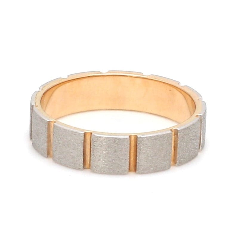 Jewelove™ Rings Men's Band only / SI IJ Ready to Ship - Ring Sizes 11, 21 Platinum & Gold Couple Rings with Diamond JL PT 1112