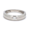 Jewelove™ Rings Ready to Ship - Ring Sizes, 12, 15, 16, 17, 18, 19, 20, 21, 22, 23, 24 Platinum Love Bands with Matte Finish JL PT 529