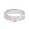Jewelove™ Rings Men's Band only / SI IJ Ready to Ship - Ring Sizes 12, 22 Designer Diamonds Platinum Couple Rings JL PT 1060