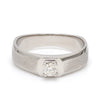 Jewelove™ Rings Men's Band only / SI IJ Ready to Ship - Ring Sizes 12, 22 - Platinum Solitaire Couple Rings JL PT 983