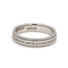 Front View of Super Sale - Designer Eternity Platinum Ring JL PT 524 Ring Size 18
