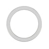 Jewelove™ Rings Roman Numerals Plain Platinum Couple Rings JL PT MB 131