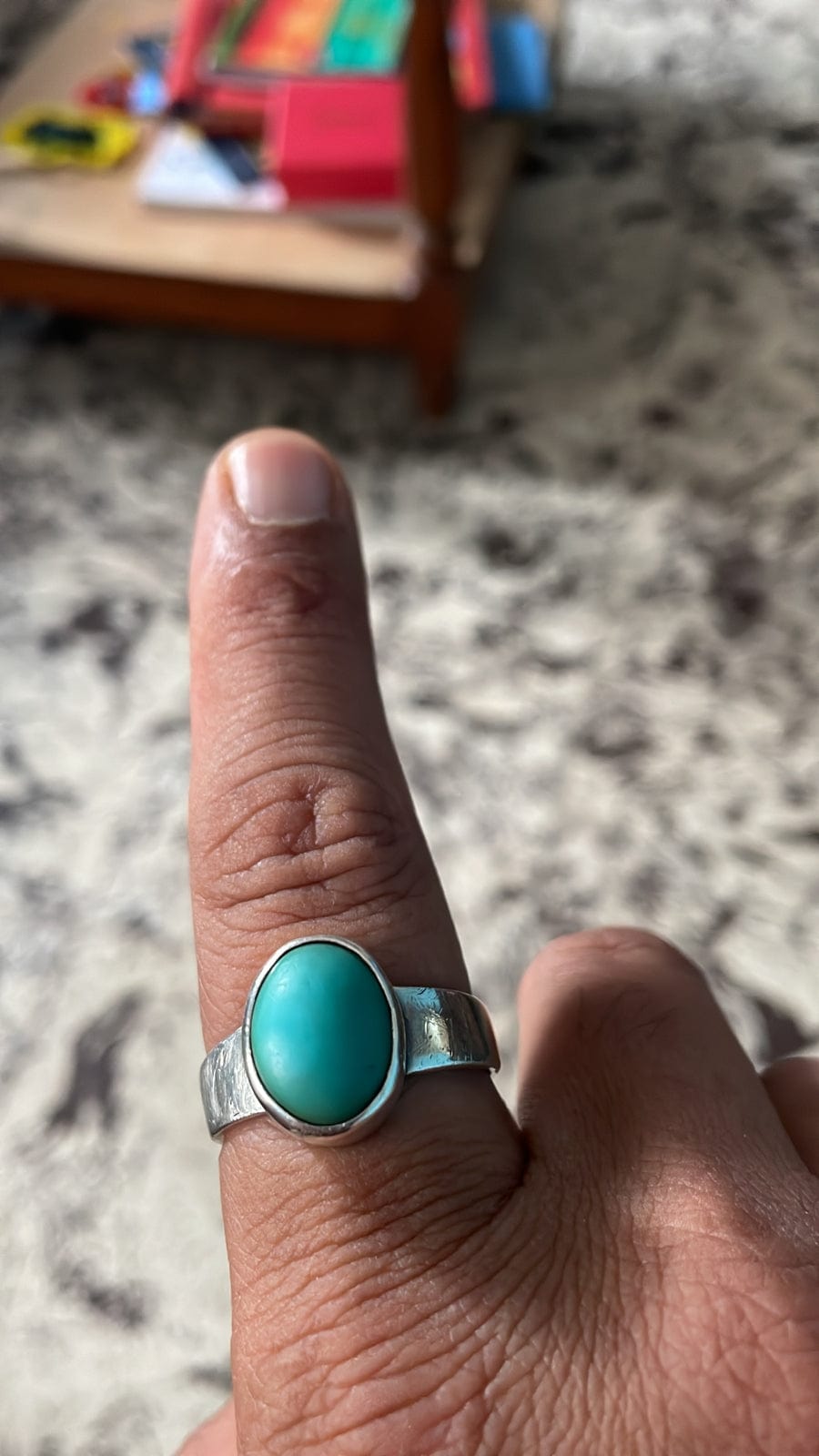 Buy Copper Turquoise Jewelry Natural Gemstone Ring Statement Online in India  - Etsy | Natural gemstone ring, Gemstone rings, Delicate silver rings