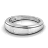 Jewelove™ Rings Simple His & Designer Her Platinum Couple Rings with Diamonds JL PT 531