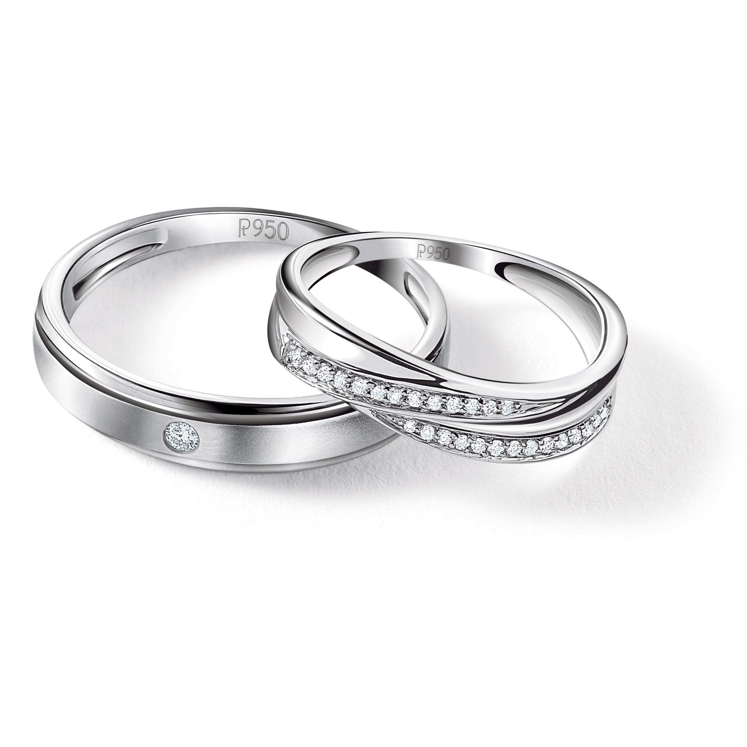 Sterling Silver Couple Ring at Rs 120/piece | Fateh Nagar | New Delhi | ID:  2852779781830