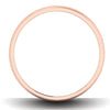 Circle View of Simple Platinum & Rose Gold Couple Rings JL PT 634