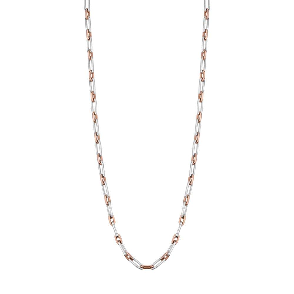 Jewelove™ Chains Simple Platinum with Rose Gold Chain JL PT CH 821
