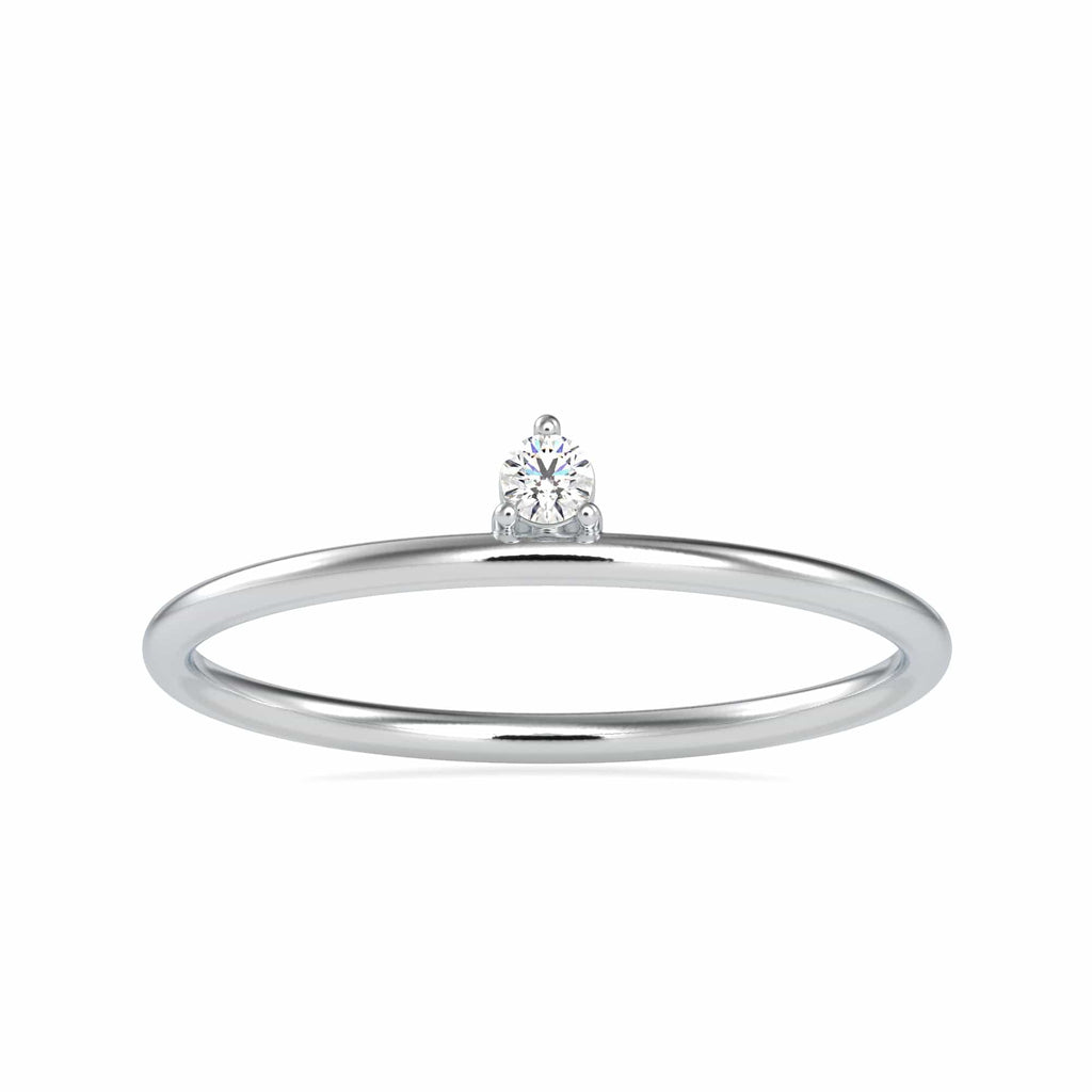 Jewelove™ Rings Single Diamond Platinum Engagement Ring JL PT 0669
