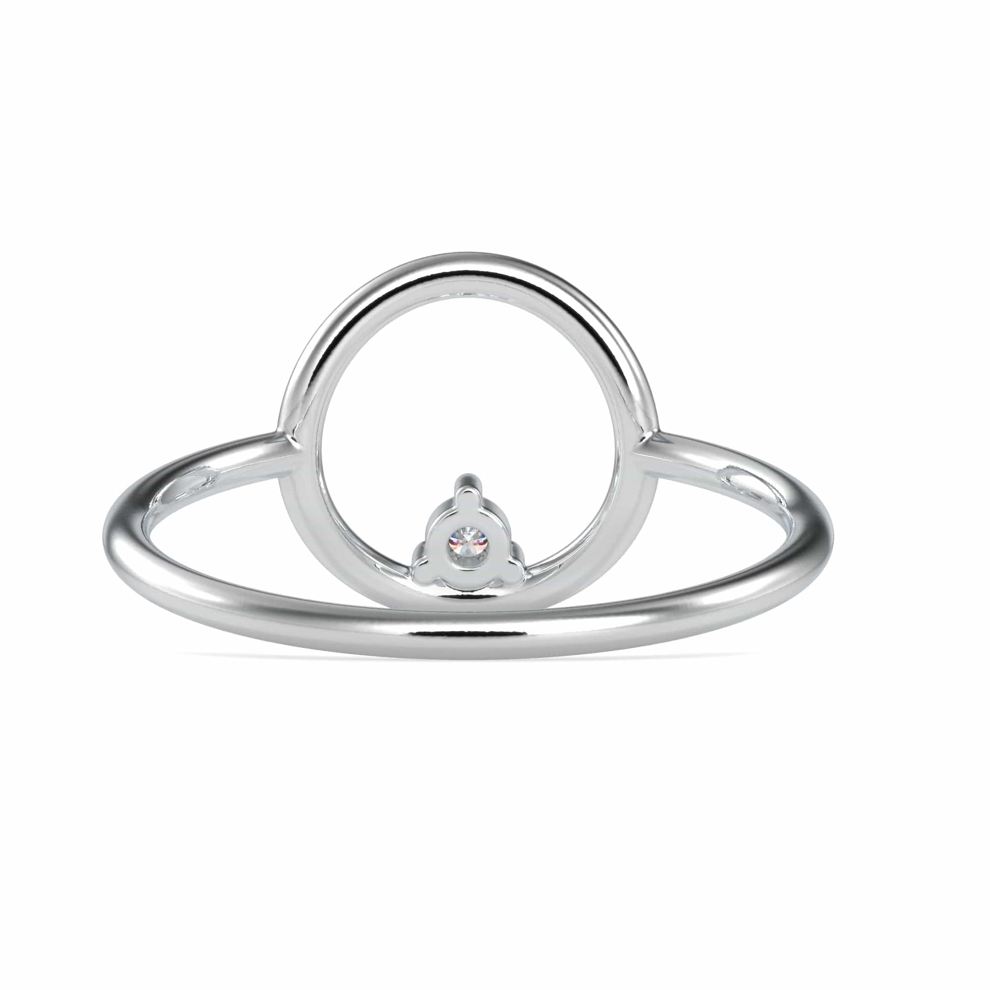 Jewelove™ Rings Single Diamond Platinum Engagement Ring JL PT 0689
