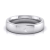 Jewelove™ Rings Single Diamond Platinum Ring for Men JL PT B-13