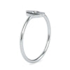 Jewelove™ Rings Single Diamond Platinum Ring for Women JL PT 0686