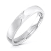 Jewelove™ Rings Single Diamond Platinum Ring for Women JL PT R-8038