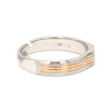 Jewelove™ Rings Single Diamond Platinum & Rose Gold Ring for Men JL PT 1160