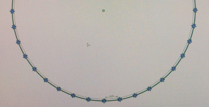 Jewelove™ Single Line Diamond Platinum Necklace