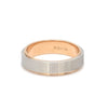 Jewelove™ Rings Slanting Platinum & Rose Gold Couple Rings JL PT 635