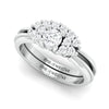Jewelove™ Rings Spark of Love - Platinum Couple Rings with Diamonds JL PT 600