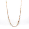 Jewelove™ Chains Square Links Platinum & Rose Gold Chain for Men JL PT CH 950