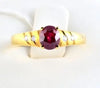 Stunning Burmese Ruby Ring with Diamond Accents in 18K Yellow Gold JL R 55 - Suranas Jewelove
 - 1