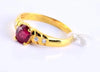 Stunning Burmese Ruby Ring with Diamond Accents in 18K Yellow Gold JL R 55 - Suranas Jewelove
 - 2