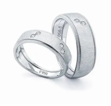 Engagement Platinum Couple Rings 2024 | www.upgrademag.com