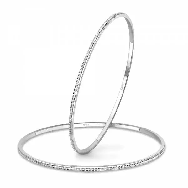 Buy SilverToned  White Bracelets  Bangles for Women by Iski Uski Online   Ajiocom