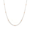 Jewelove™ Chains Thin Platinum & Rose Gold Chain for Women JL PT CH 953