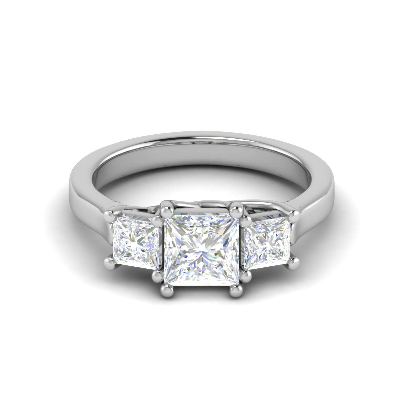 Platinum Diamond Engagement Rings London | Diamonds Hatton Garden