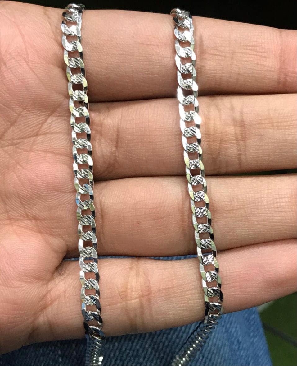 Unique Japanese 5mm Cuban Platinum Chain for Men JL PT CH 968