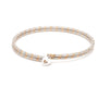 Jewelove™ Bangles & Bracelets Unique Shiny Japanese Platinum & Rose Gold Bracelet for Women JL PTB 725