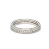 Jewelove™ Rings Uniquely Textured Platinum Couple Rings Eternity Style JL PT 528