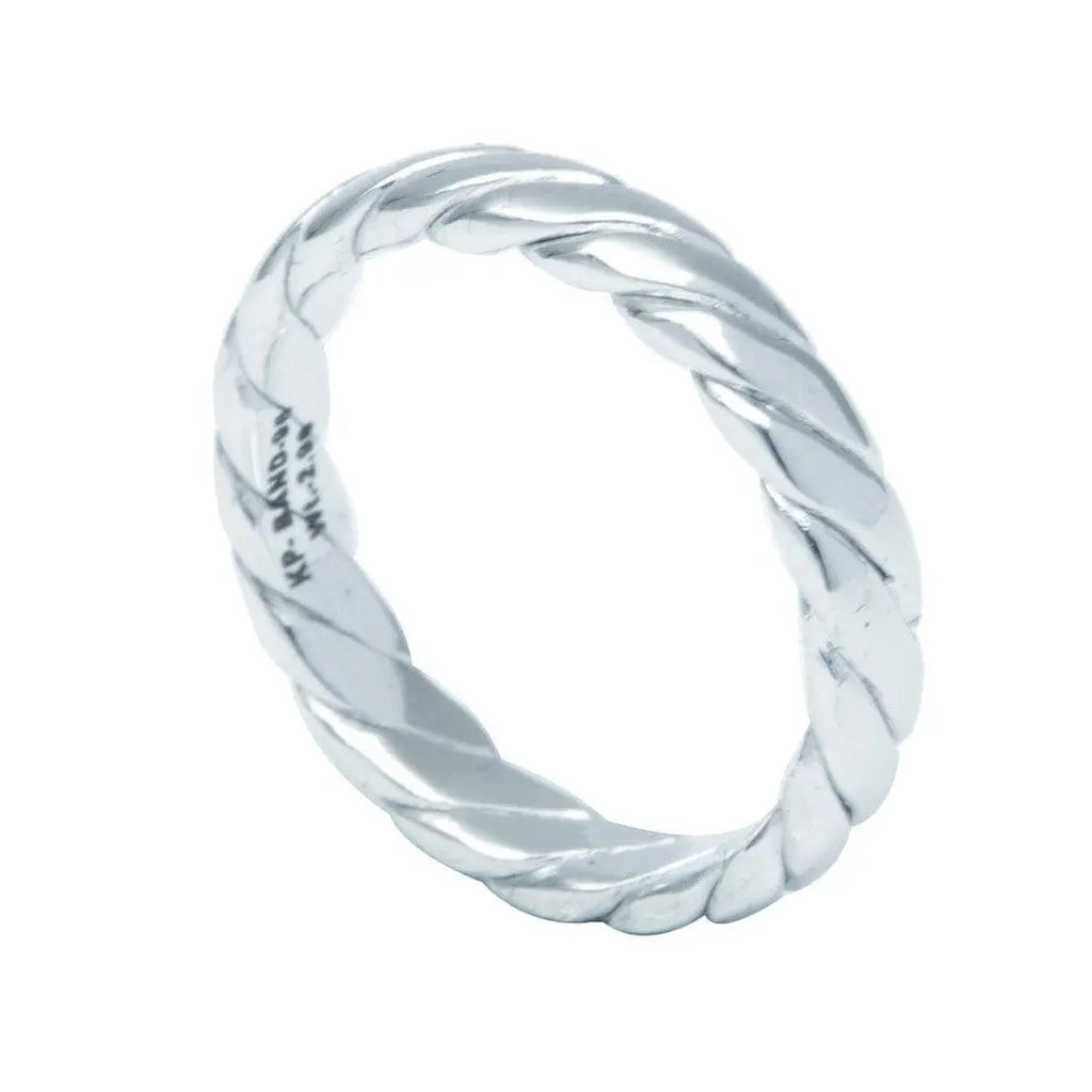 Jewelove™ Rings UniSex Plain Platinum Band with Slanting Cuts JL PT 488