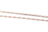 Jewelove™ Chains UniSex Platinum & Rose Gold Chain with Rectangular Links JL PT 733