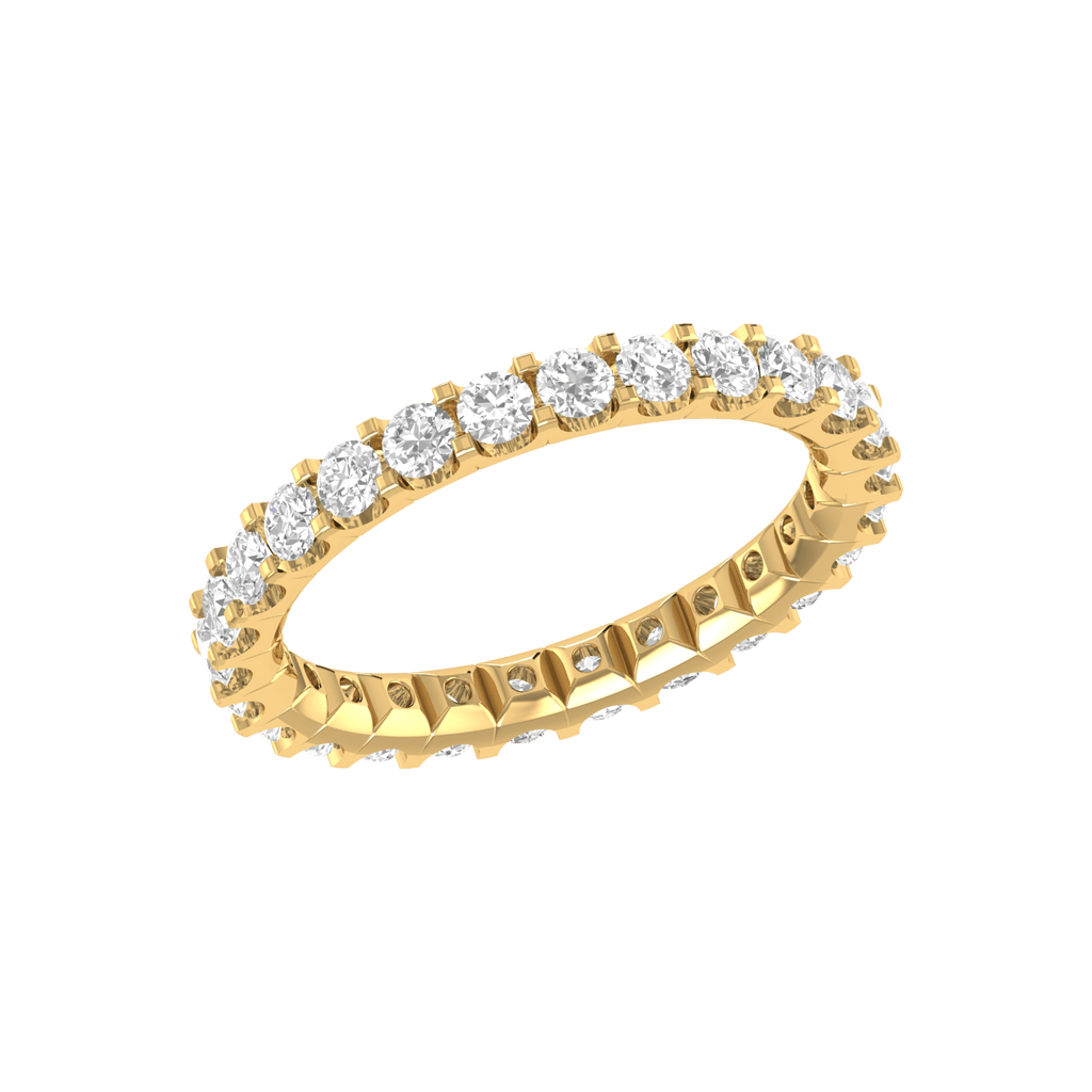 Jewelove™ Rings Yellow Gold Diamond Wedding Ring JL AU RD RN 9279Y