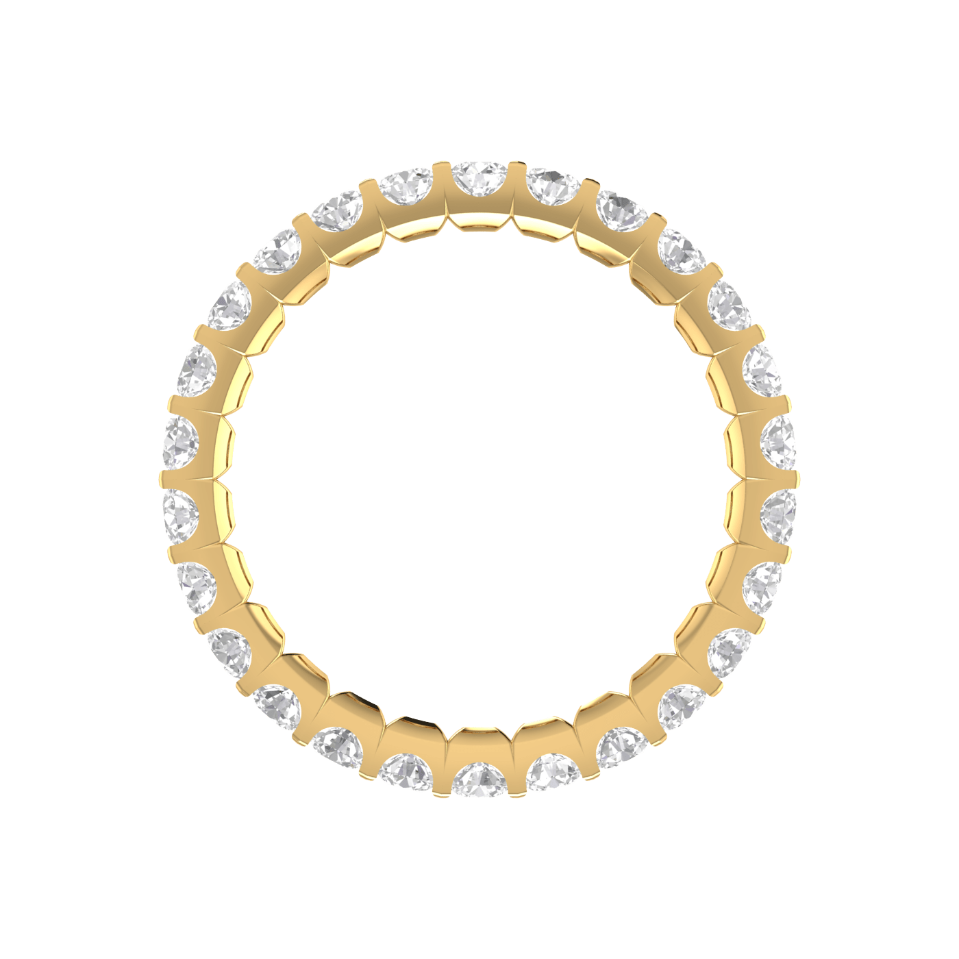 Jewelove™ Rings Yellow Gold Diamond Wedding Ring JL AU RD RN 9279Y